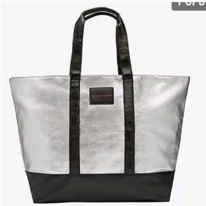 Victorias Secret silver and black tote, never opened